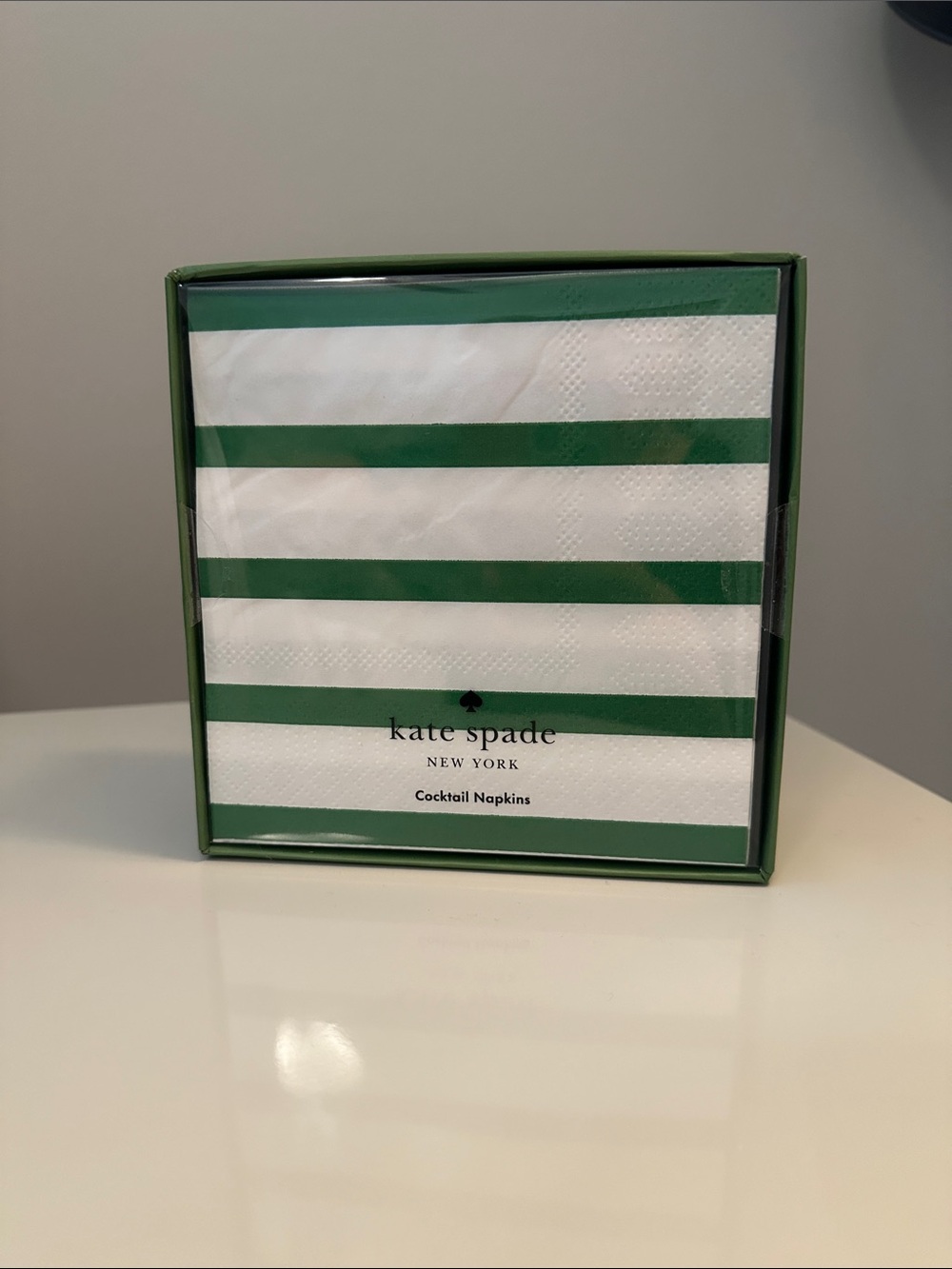 NWT kate spade Breton stripe Cocktail Napkin Set